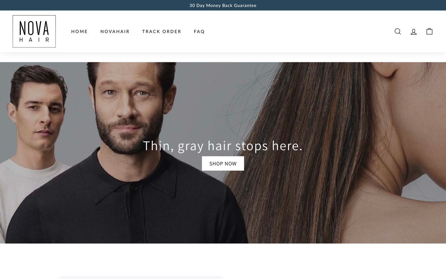 NovaHair storefront